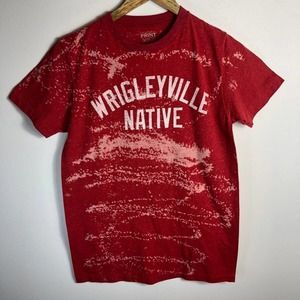 ⭐️ $5 SALE Wrigleyville Wrigley Field Native Chicago Cubs bleach dye tee shirt
